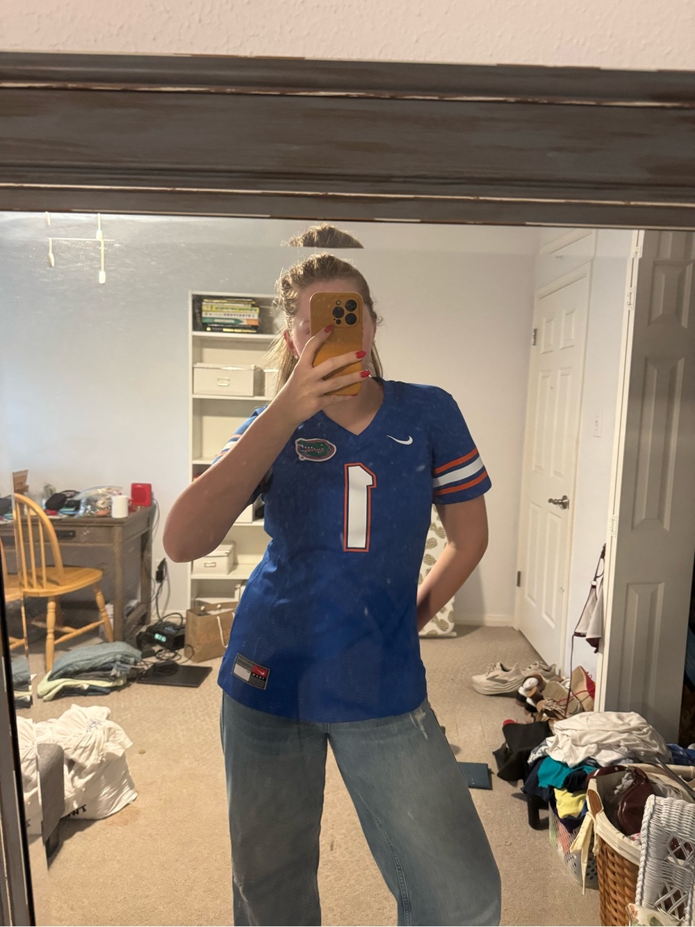 Florida Gators Blue Football Jersey - Number 1